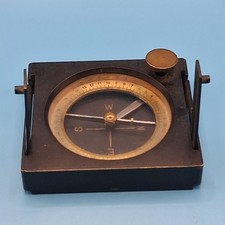 Antique Stoppani Brass Compass No Box.  picture