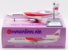 Inflight B-1011-HA-763 Hawaiian Airlines L-1011 N763BE Diecast 1/200 Jet Model picture