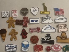 Vintage lot 1970-80’s Rubber Fridge Magnets lot Of 27 picture