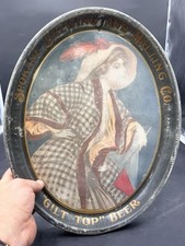 RARE Pre Pro Gilt Top Beer Tray Spokane Brewing & Malting Co. picture