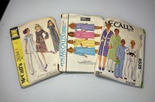 VTG 1970s McCall’s Sewing Patterns Cut 2694 & 5888 Size 8-10. 6535 Size Lg Craft picture