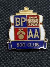 Vtg BP AA 500 Club Bowling Pin Bowling Proprietors Of America Hat or Lapel Pin picture