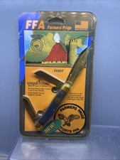 Vintage Schrade USA Old Timer FF8OT FFA Farmers Pride Stockman Knife Patch NIP picture