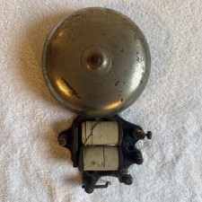 May 31 1893 School / Bank Alarm Bell Enamel Cast Iron Antique For Parts picture