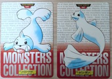 Pokemon Carddass Seel Dewgong 2 Card Set BANDAI 1996 Vintage picture