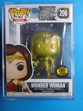 RARE Authentic Justice League WONDER WOMEN Funko Pop GOLD#206 L.E ONLY 180 Pcs picture