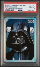 PSA 10 DARTH VADER 2023 Star Wars Galaxy Celebration Europe 2 LOW POP Topps SSP picture