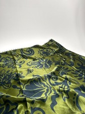 100% Italian Designer Silk Deadstock Scarf By The Meter 140 Cm picture