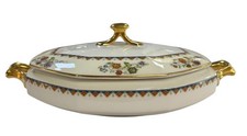 VIGNAUD LIMOGES THE DEAUVILLE OVAL COVERED VEGETABLE TUREEN picture