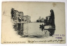 Early 1900s Venice Grand Canal Postcard UDB Cartolina Postale Italy picture