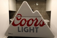 Vintage Coors Light Beer Rocky Mountain Peaks Mtn. Cooler w/ Wheels NEVER USED picture