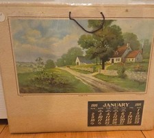 Antique 1916 Hayes Litho Calendar Golden Glow DeVoe Buffalo NY Original picture