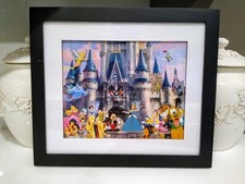 Walt Disney Exceptional Special Edition Framed Print With Pins Rare Collectable  picture