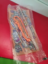 VTG Butler Junior Critters Halloween Toothbrush Friendship Bracelet Sealed Pack picture