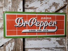 VINTAGE DR PEPPER PORCELAIN SIGN 28