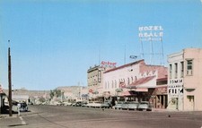 Kingman Arizona Highway Hwy Route 66 Hotel Beale Main Street Vtg Postcard J1 picture