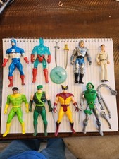 1984 Mattel Marvel, 1985 Kenner DC Super Powers, D&D, TONKA & REMCO Figures Lot picture