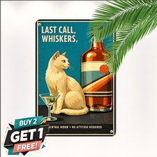 vintage cat cocktail poster art siamese illustration martini picture