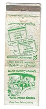 VINTAGE MIDWAY KENT REVENNA & SALEM OHIO DRIVE IN MOVIE THEATRE MATCHBOOK COVER picture