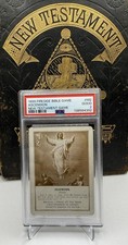 1899 Fireside Bible Game Ascension Jesus New Testament PSA 2 POP 1 Blue Back picture