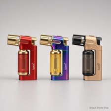 Scorch 61794 3” Metal Torch Lighter Single Blue Jet Flame Cigar Punch Lock picture
