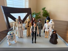 Vintage Star Wars Original First 12 1977 GMFGI 3 Sabers + Stand picture