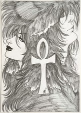 DC Sandman: Morpheus & Death - Original Art by Joe Lima w/COA -- NOT a Print picture