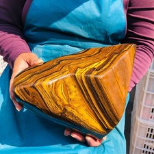10.86LB Natural Madagascar Tiger's-Eye Raw Stone Rock Specimen Mineral Healing picture