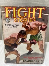 Vintage Fight Stories 1936 Pulp magazine THE COMEBACK KID By T.W. Ford Vol. 5 #2 picture