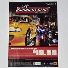 Midnight Club Street Racing PlayStation 2 PS2 Hits Print Ad/Poster Promo Art picture