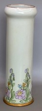 Antique 1920s Hand Painted Art Deco  Vase 8 1/2