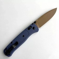 Benchmade Bugout 535FE-05 S30V Crater Blue Grivory Handle Folding Knife picture