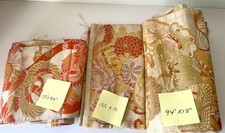 VTG  Extra Large 3pc Japanese Obi  Kimono Silk  Belts picture