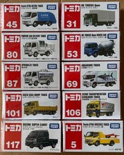 Takara Tomy Tomica 10 Car Truck Set Limited Time Price Drop Near Mint picture