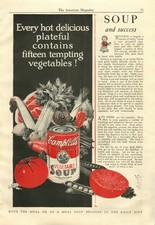 1927 Campbell’s Condensed Vegetable Soup  Vintage Print Ad picture