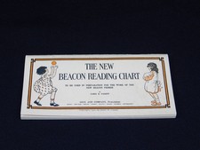 Antique The New Beacon Reading Primer Chart 1922 Blanche Fisher Wright Illus. picture