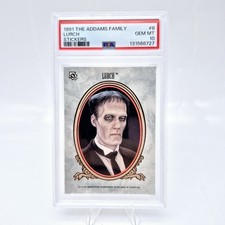 1991 Topps The Addams Family Lurch #8 PSA 10 Sticker  picture