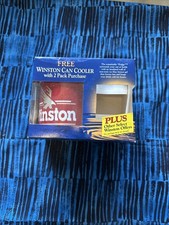 Vintage 1991 Winston Drink Refrigerator Can Koozie Freezable Cooler Gel Ice picture