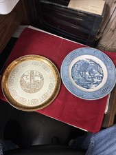 Two 10” Collector Plates The Singing Tower from The North  & The Old Grist Mill picture