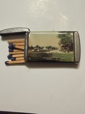 Gettysburg PA General Lee Headquarters Match Safe Holder Civil War Souvenir picture