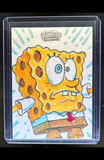2025 Topps Chrome SpongeBob 25th Anniv One of One Sketch Auto Mike LaPeruta picture