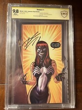 VENOM #1 7/18 CBCS 9.8  QUINONES VIRGIN VARIANT SS DONNY CATES VERY NICE picture