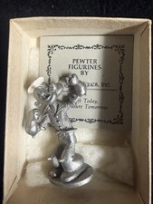 Vintage Disney Goofy Pewter Figurine Spoonliques Inc Original Box  picture