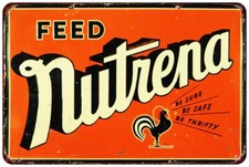 1951 Nutrena Feed farm country Vintage LOOK Reproduction metal sign picture