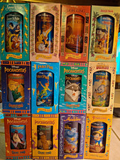 Vintage 1994 Disney Burger King Collector Series Glasses Complete Set of 12 IOB picture