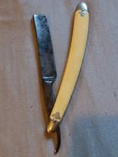 Antique George Wostenholm And Son Pipe Straight Razor. picture