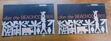 Vintage Don the Beachcomber Sahara Hotel Las Vegas Tiki Postcards Lot of 2 picture