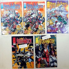 Stormwatch Lot of 5 #1 x2, 3, 6, 7 (1993) Image Comics 1st Print Comic Books picture