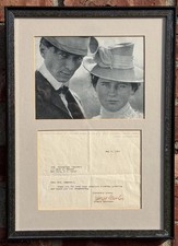American Photographer Edward Steichen Signed Letter. Self Portrait With Sister picture