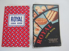 2 Vintage Recipe Booklets New Royal Baking Powder Cook Book New York 1932 & 1935 picture